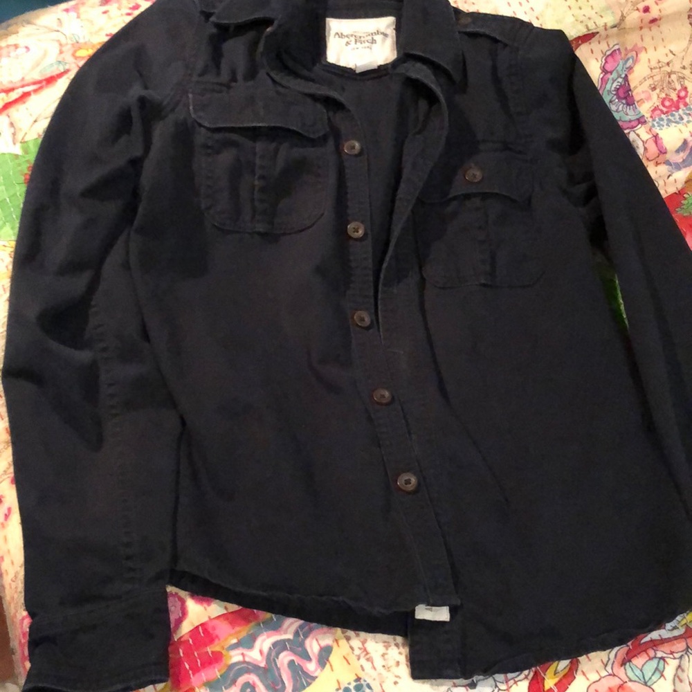 Abercrombie & Fitch long sleeve button up  shirt